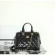 샤넬 Chanel 25A Small Large Bowling Bag C-561 Black 31cm