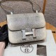 에르메스 Hermes Constance with mirror 24cm Lizard 1B Ombre/silver