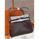 에르메스 Hermes Herbag 31cm Canvas and Cowhide 46 Ebene/gold