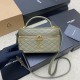 생로랑 Saint laurent/YSL 766731 Gaby Vanity Bag in Lambskin Strong Moss