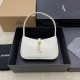 생로랑 Saint laurent/YSL 710318 Le 5 A 7 Mini Hobo in Smooth Leather White 19CM