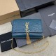 생로랑 Saint laurent/YSL 377628 KATE TASSEL IN CROCODILE-EMBOSSED LEATHER 20CM