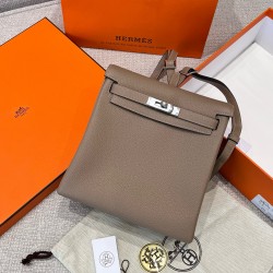에르메스 Hermes Kelly Ado Germany Leather 81 Girs Tourerlle/silver