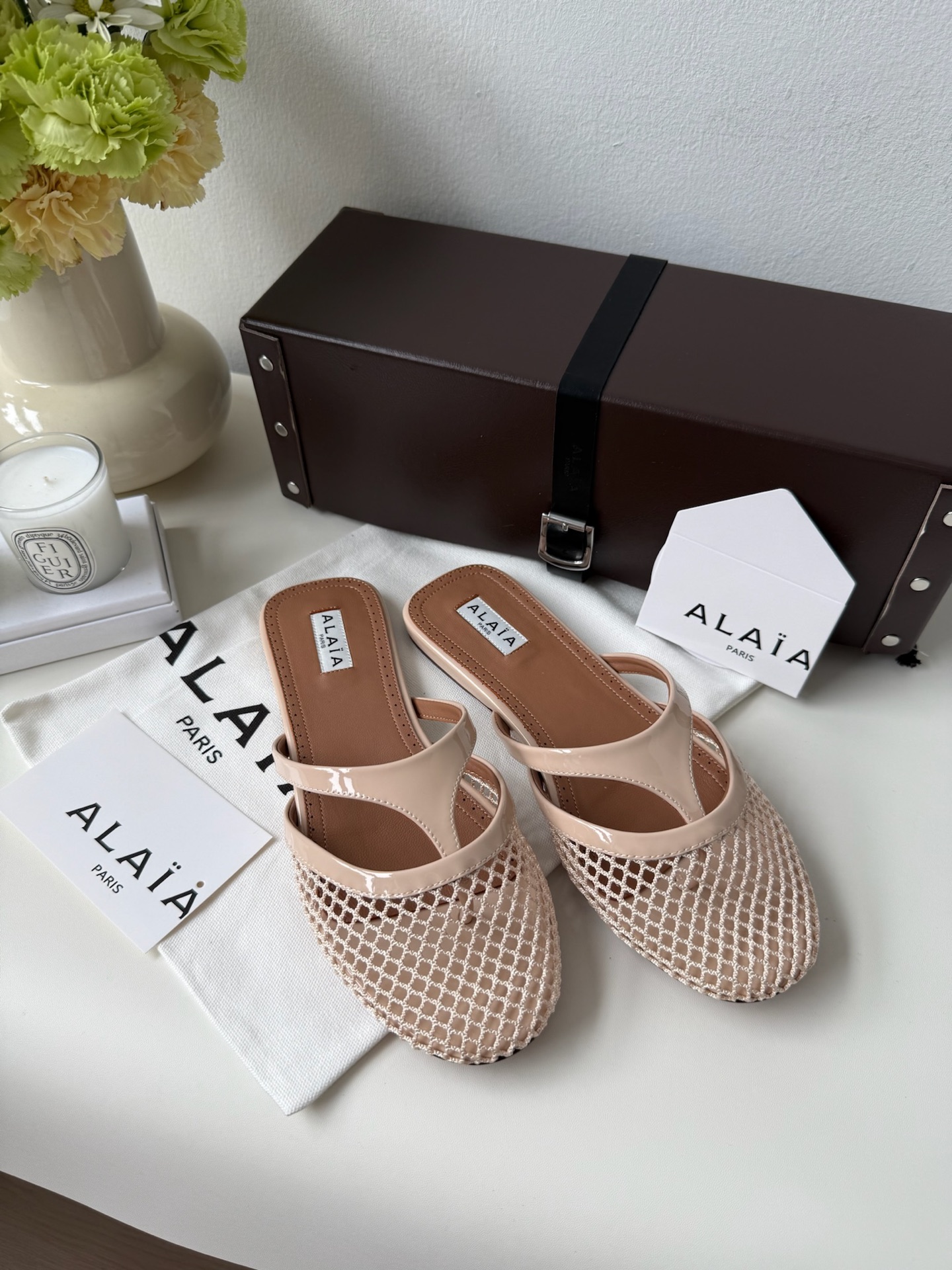 알라이아 Alaia 슬리퍼