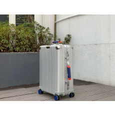 Rimowa Classic Cabin 972 캐리어 알루미늄 silver&Blue