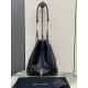 생로랑 Saint laurent/YSL 804302 Paris VII Pochon in Lambskin Black 26CM