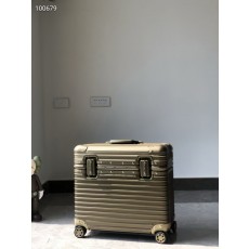 Rimowa Original Pilot 010# 캐리어 알루미늄 20” gold