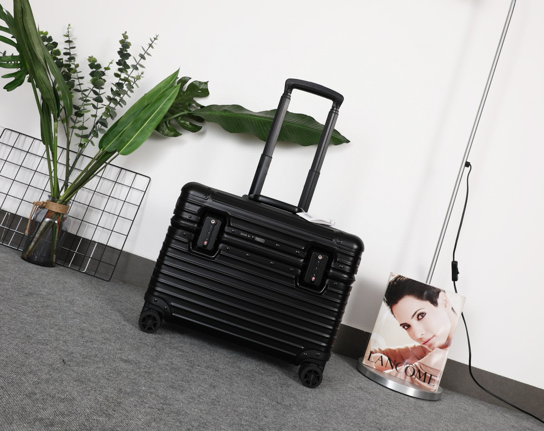 Rimowa Original Pilot AL-4 Polit luggage 캐리어 알루미늄 16” Black
