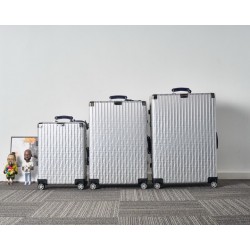 Rimowa&Fendi 캐리어 알루미늄 silver&Blue