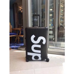 Supreme&Rimowa Topas 캐리어 알루미늄 Black