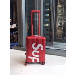 Supreme&Rimowa Topas 캐리어 알루미늄 Red