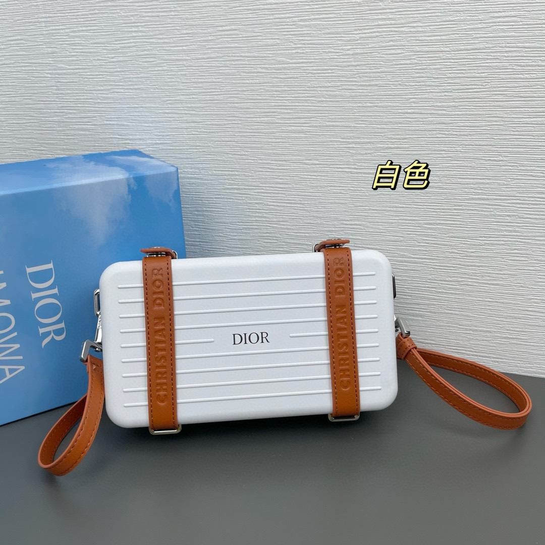 Rimowa X Dior Personal 926 크로스 백 White 20cm