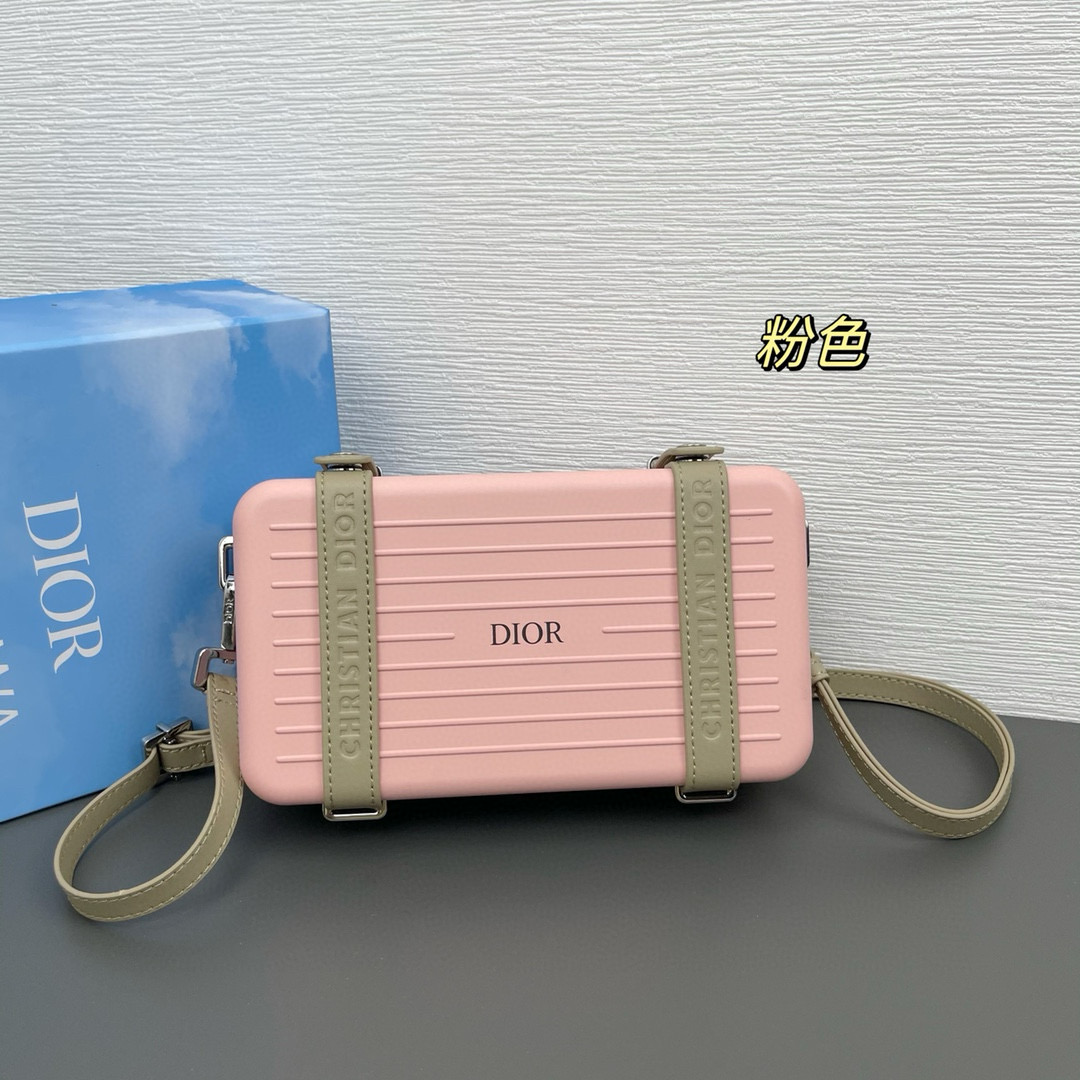 Rimowa X Dior Personal 926 크로스 백 pink 20cm