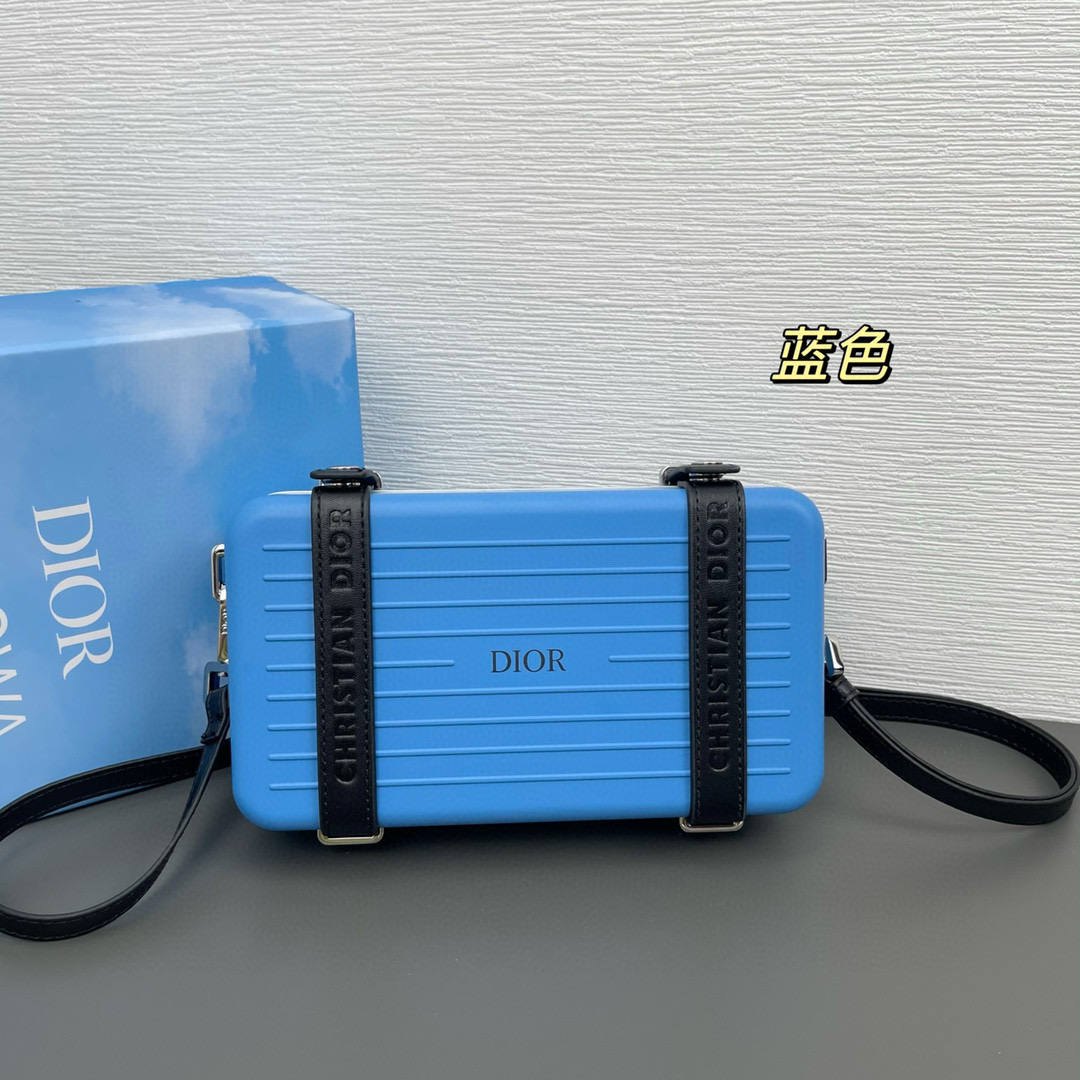 Rimowa X Dior Personal 926 크로스 백 blue 20cm