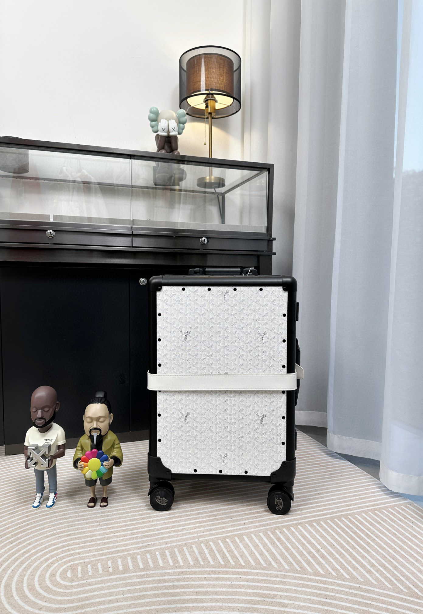 고야드 Goyard 알루미늄 캐리어 White