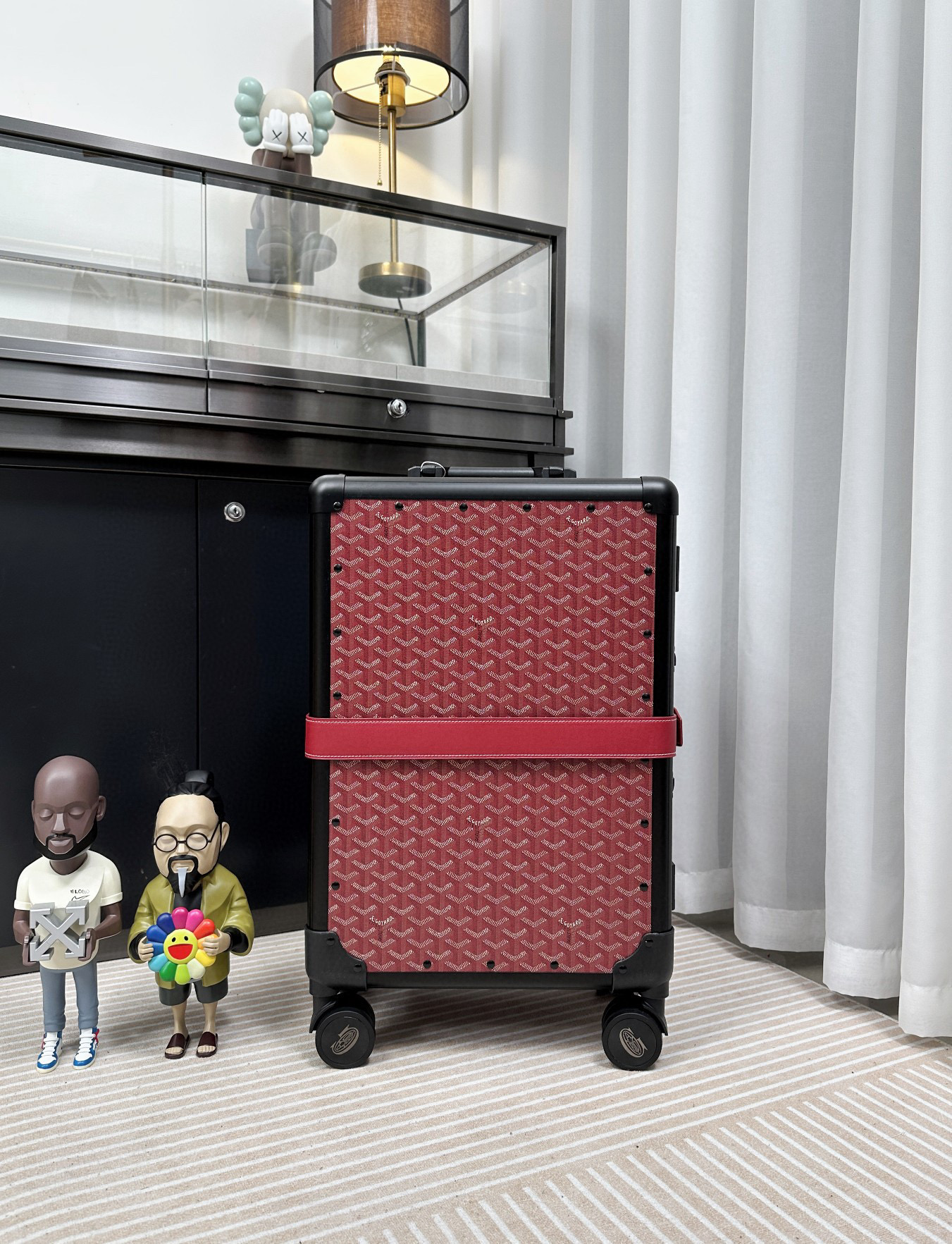 고야드 Goyard 알루미늄 캐리어 Red