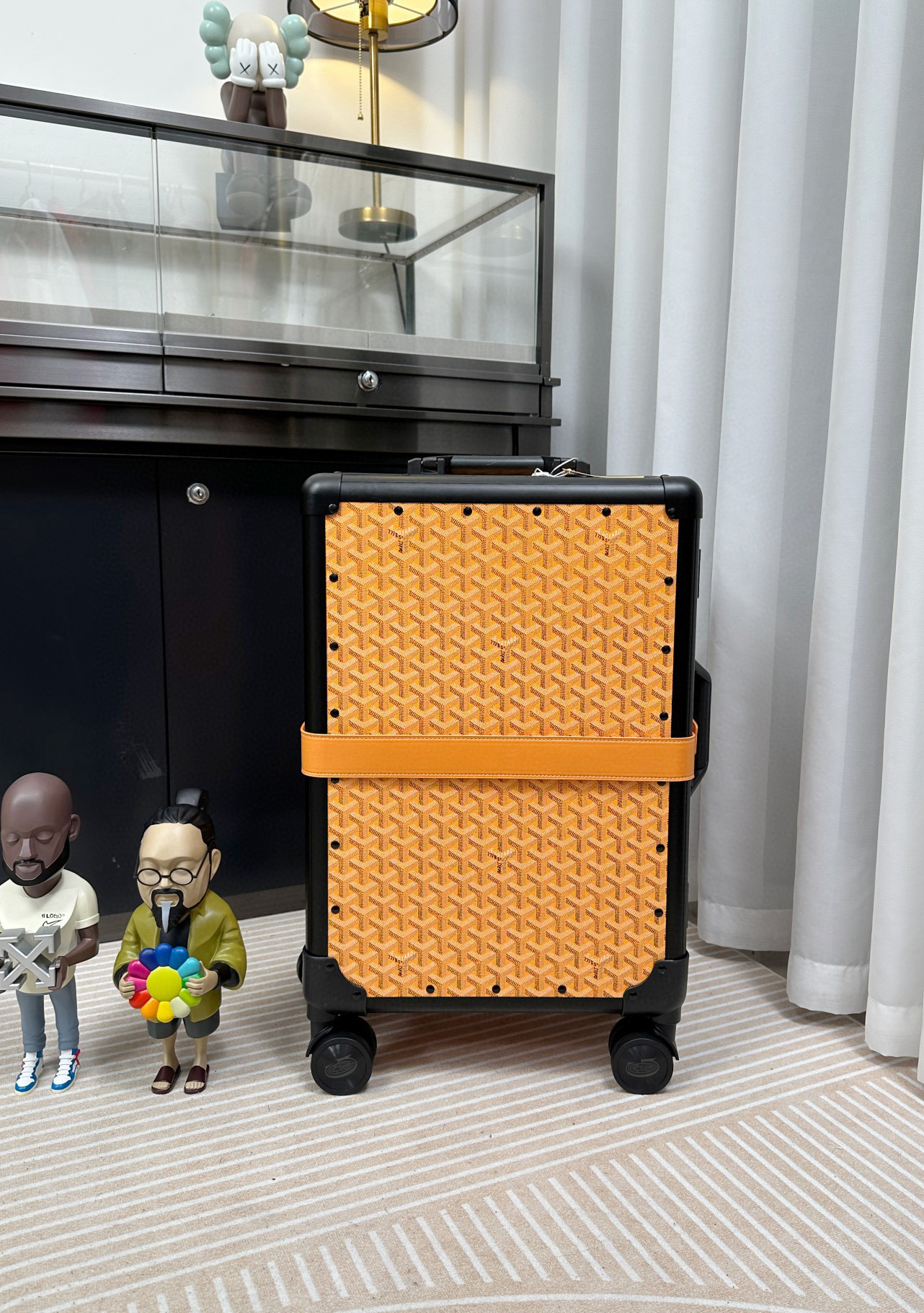 고야드 Goyard 알루미늄 캐리어 yellow