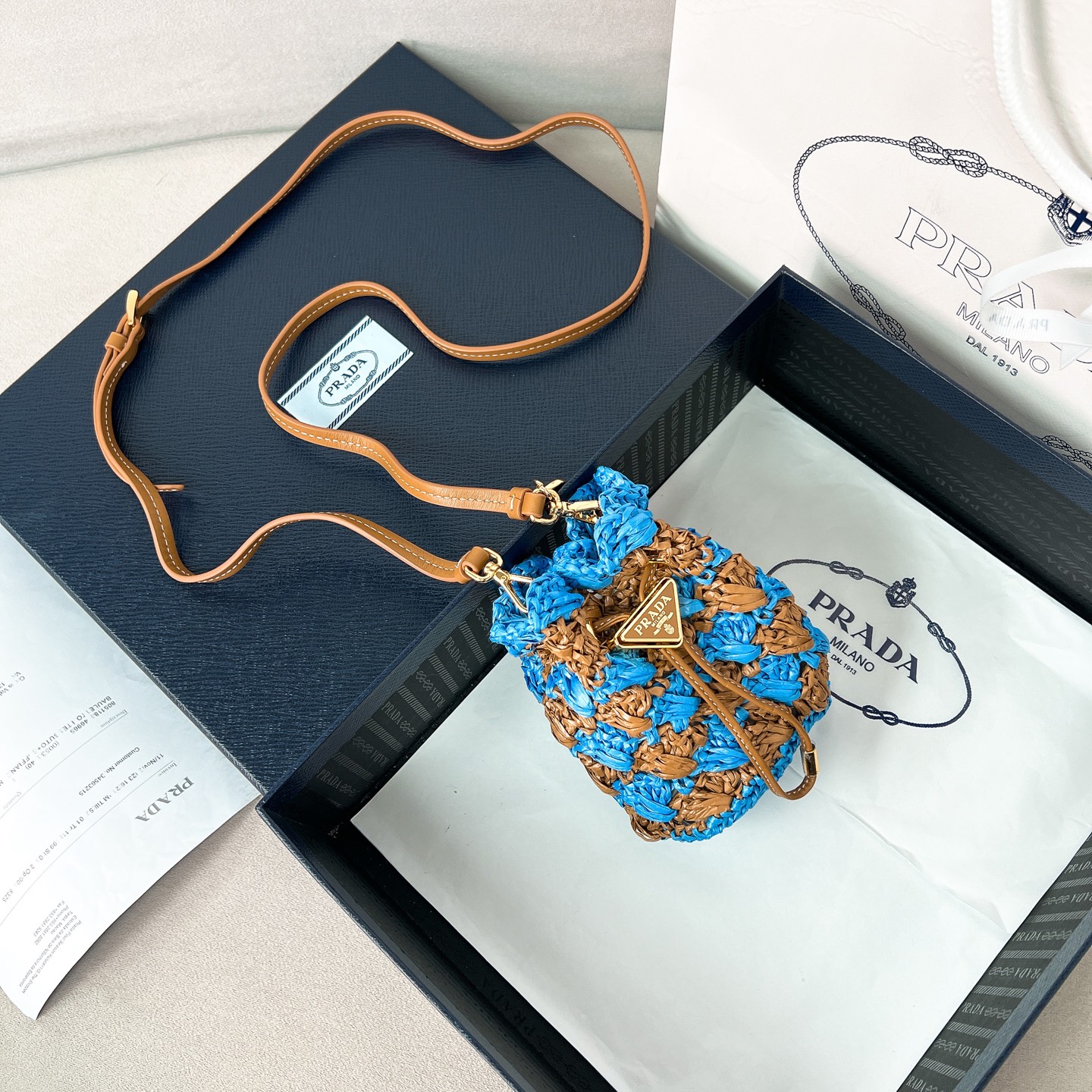 프라다 Prada 1NR016 미니 파우치