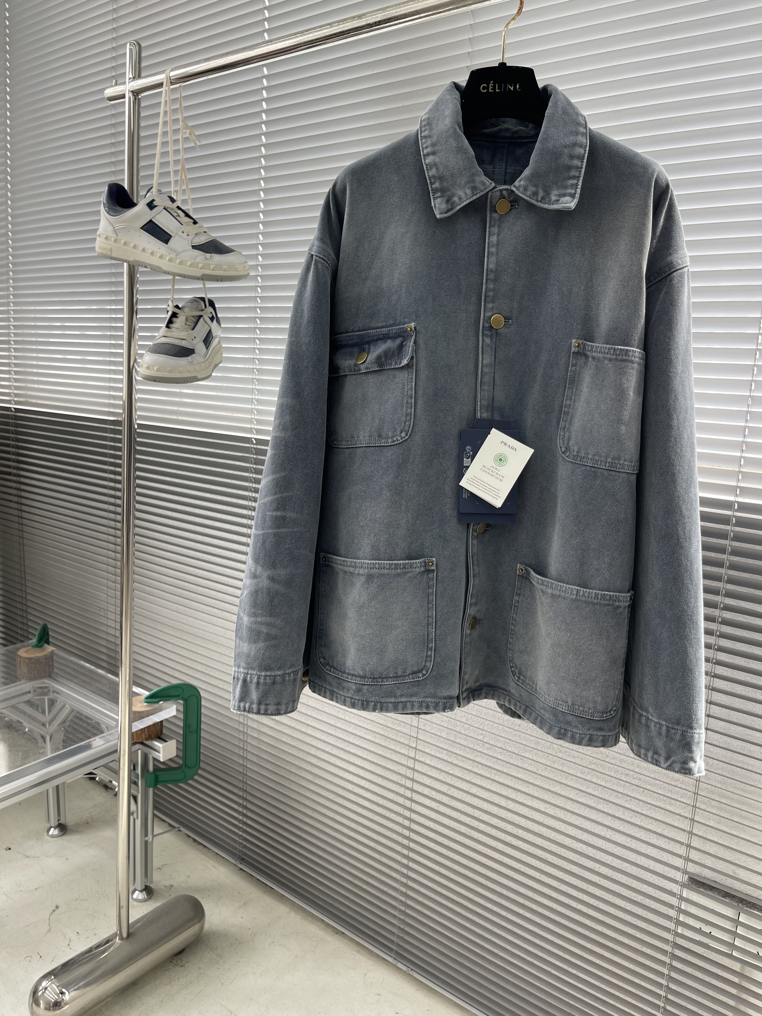 프라다 Prada 데님 재킷