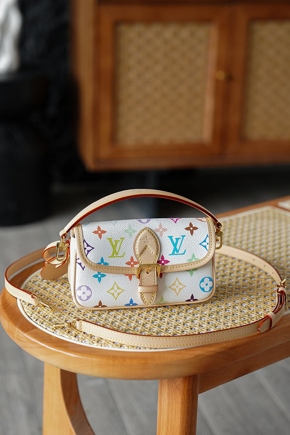 【AS】루이비통 M14194 Louis Vuitton x Murakami Takashi Nano Diane bag 19CM