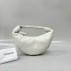 르메르 Lemaire Small Fortune Croissant Bag White