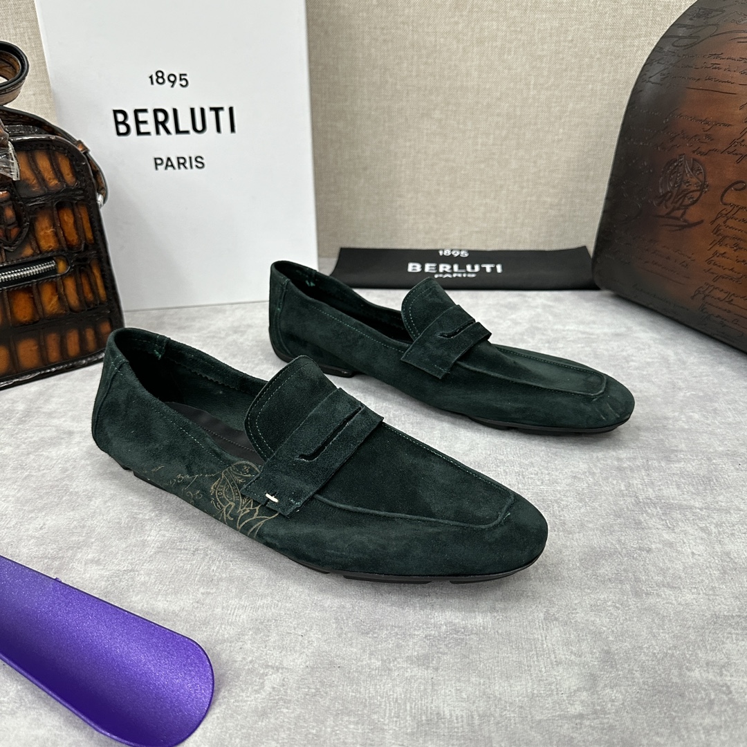 벨루티 Berluti Lorenzo Drive Scritto 로퍼