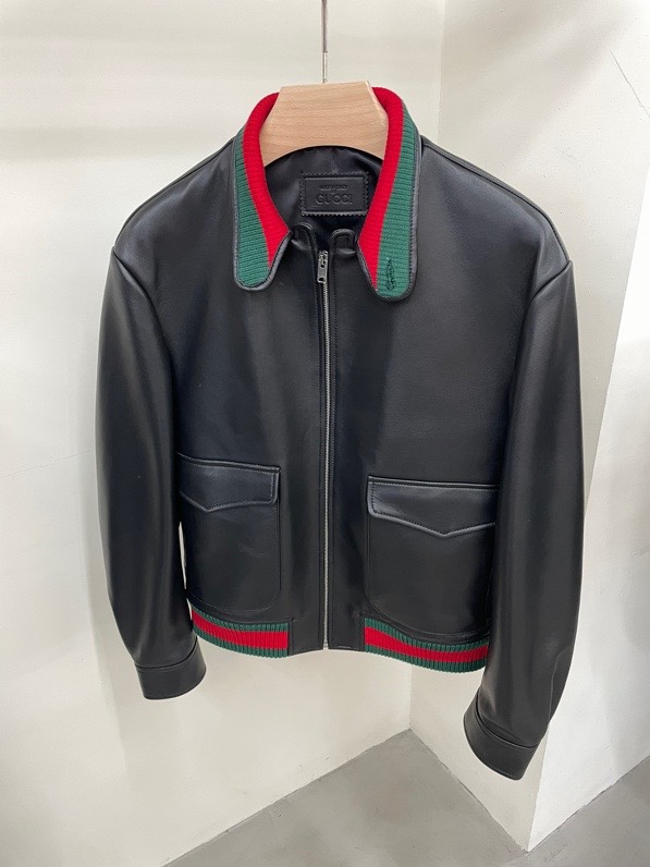구찌 Gucci 레더 자켓