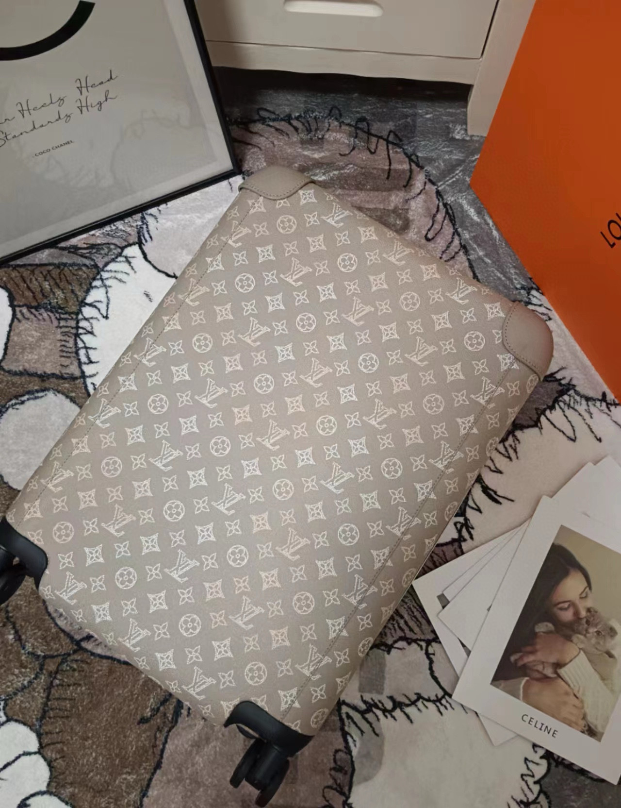 루이비통 Louis Vuitton Horizon 55 캐리어 Monogram&Ecru 20