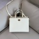 버버리 Burberry Mini Cotswolds Tote White 24.5cm