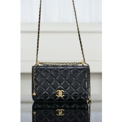 샤넬 Chanel 25s AP2289 Wallet on Chain Black 19cm