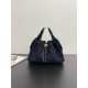 샤넬 CHANEL 25A 25Small Handbag AS5293 Blue 27cm