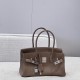에르메스 Hermes Shoulder Birkin 29cm Germany Leather 18 Etoupe/silver