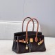 에르메스 Hermes Shoulder Birkin 29cm Germany Leather 46 Ebene and 37 Gold/gold