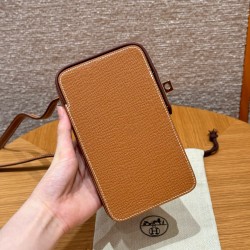 에르메스 Hermes Hac a Box 17.5cm Epsom 37 Gold/silver