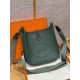 에르메스 Hermes Evelyne 29cm clemence 65 Vert Moyen/gold