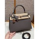 에르메스 Hermes Kelly 25cm Epsom 8F Etain/Rose gold