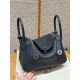 에르메스 Hermes Lindy 26cm Clemence 88 Graphite/silver