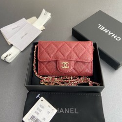 샤넬 Chanel Classic Wallet On Chain WOC 체인 지갑A81081 11cm