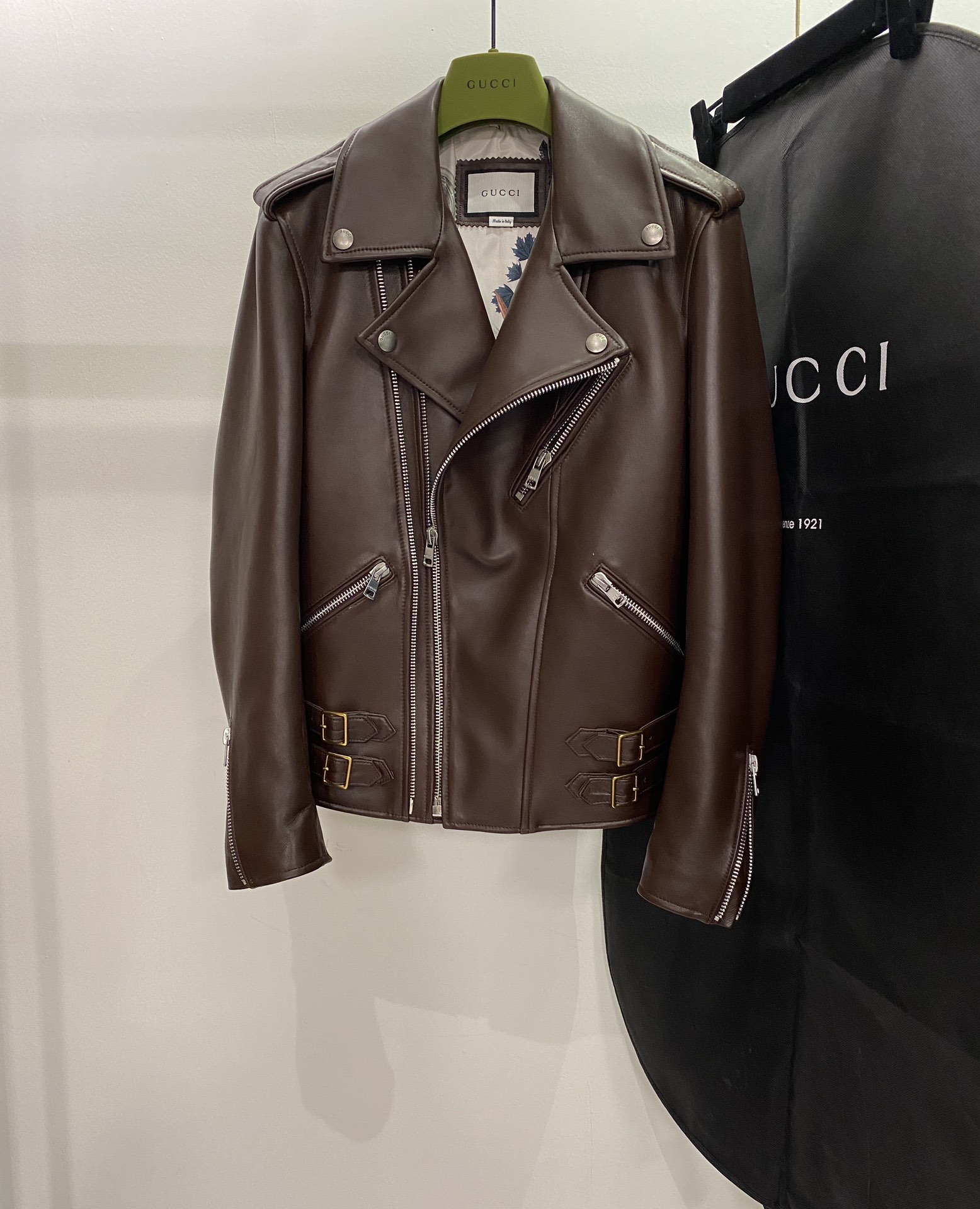 구찌 Gucci 레더 자켓