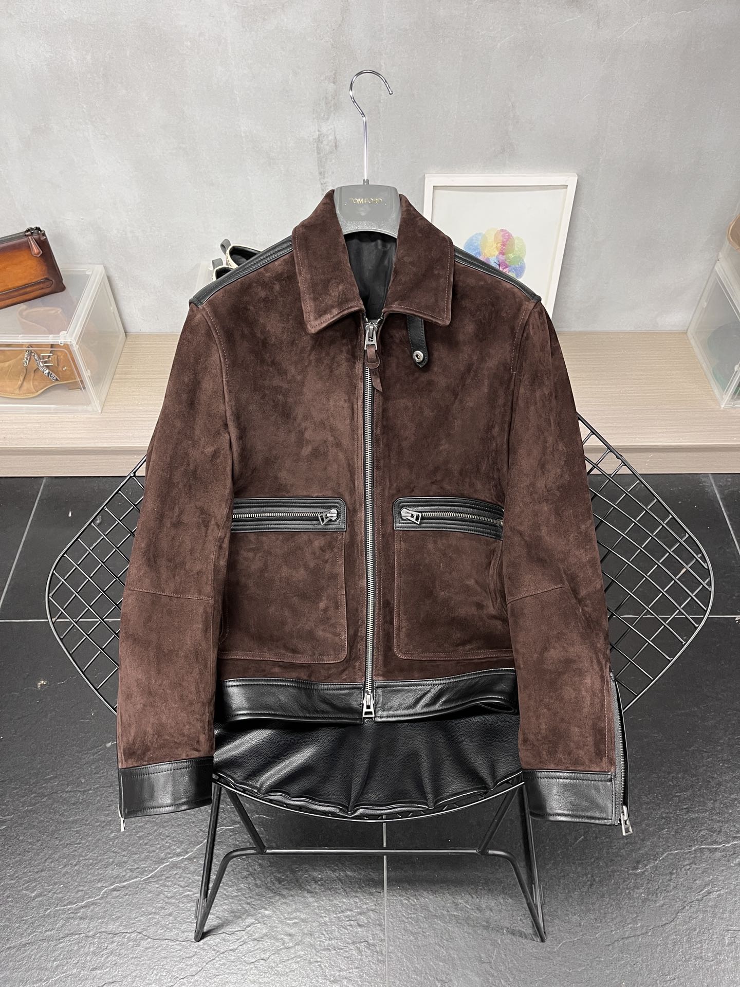 톰 포드 Tom Ford 레더 재킷