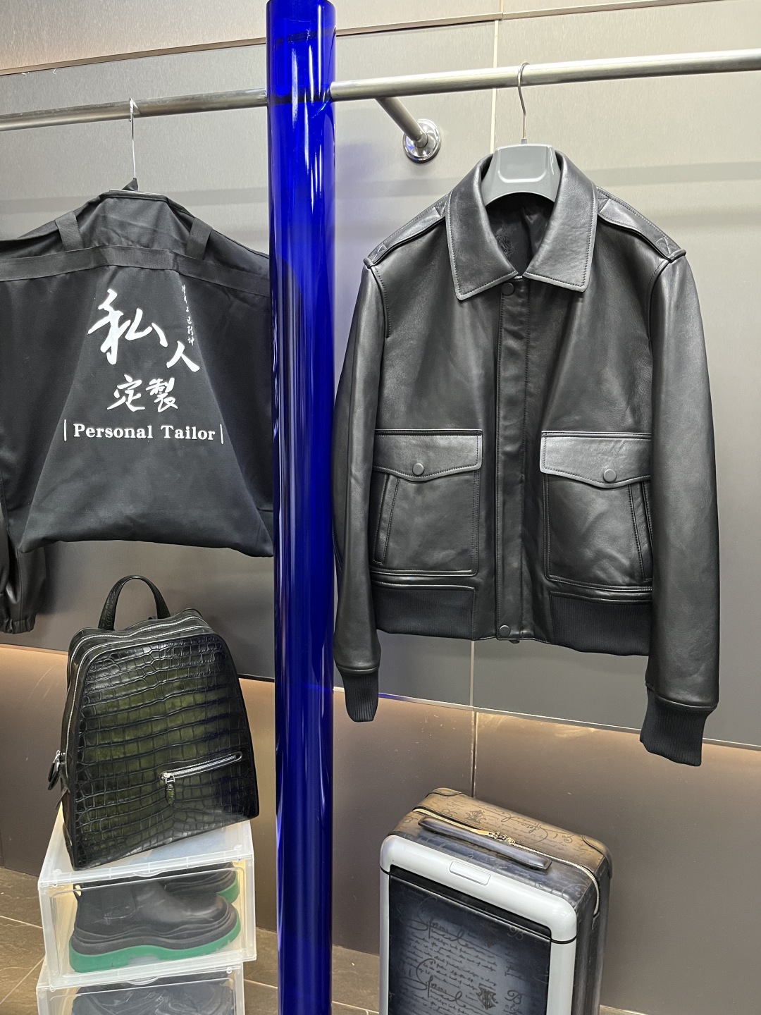 벨루티 BERLUTI 레더 재킷