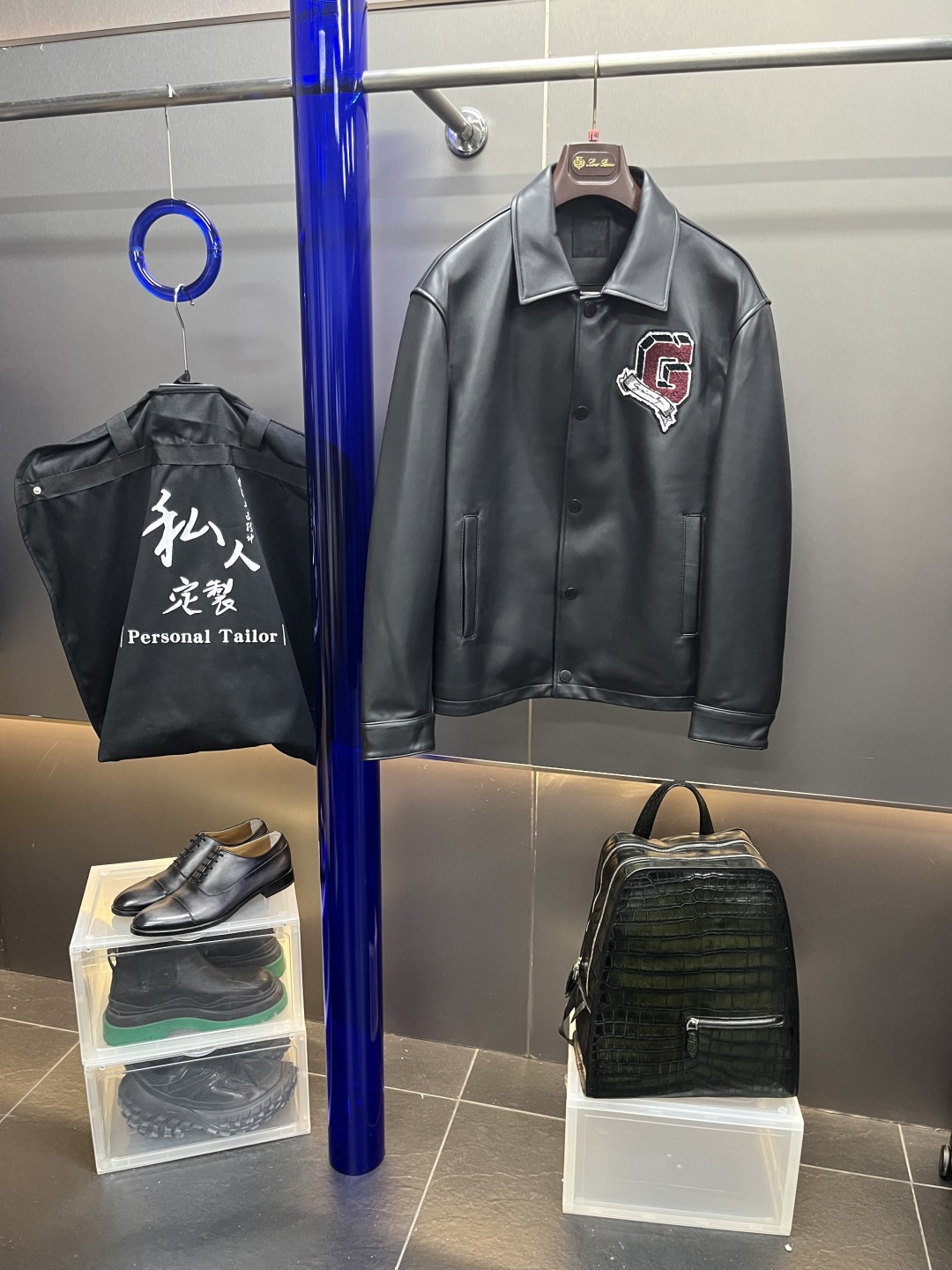 지방시 Givenchy 레더 재킷