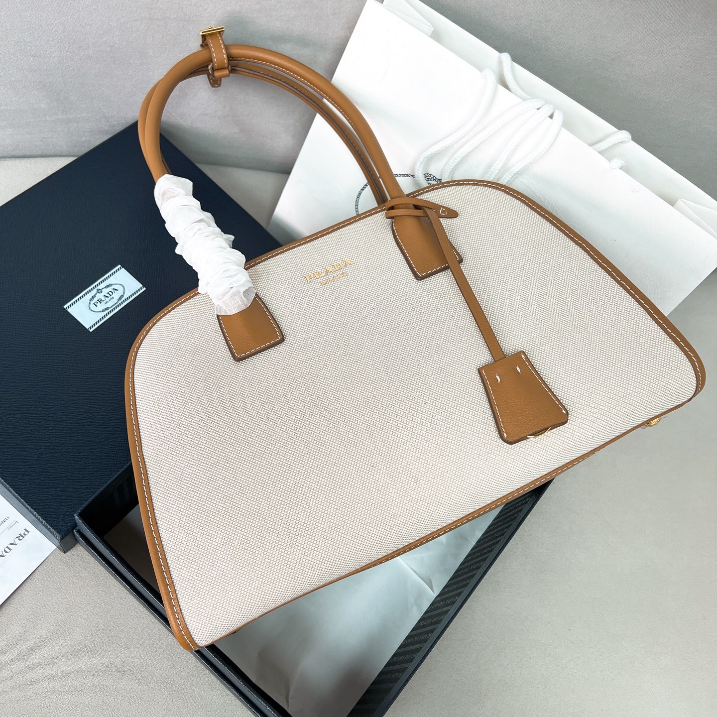 프라다 Prada 1BG572 Summer 토트 백 35cm