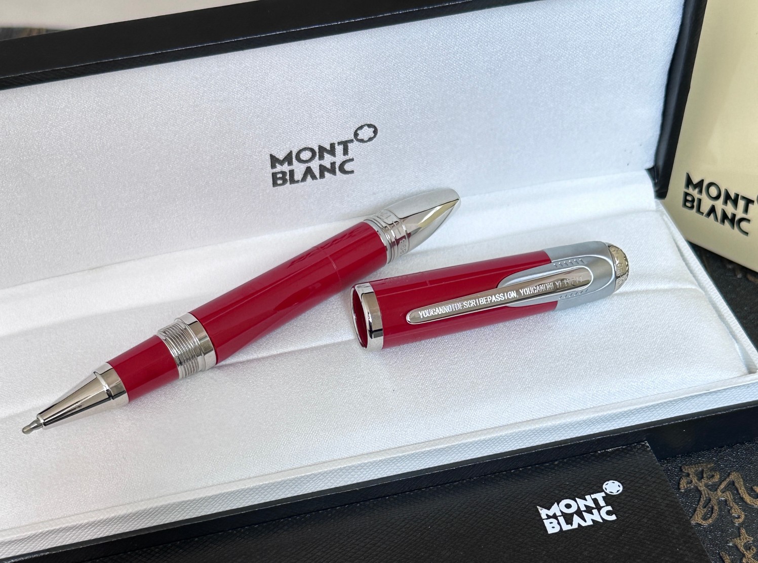 몽블랑 Montblanc 볼펜 Red
