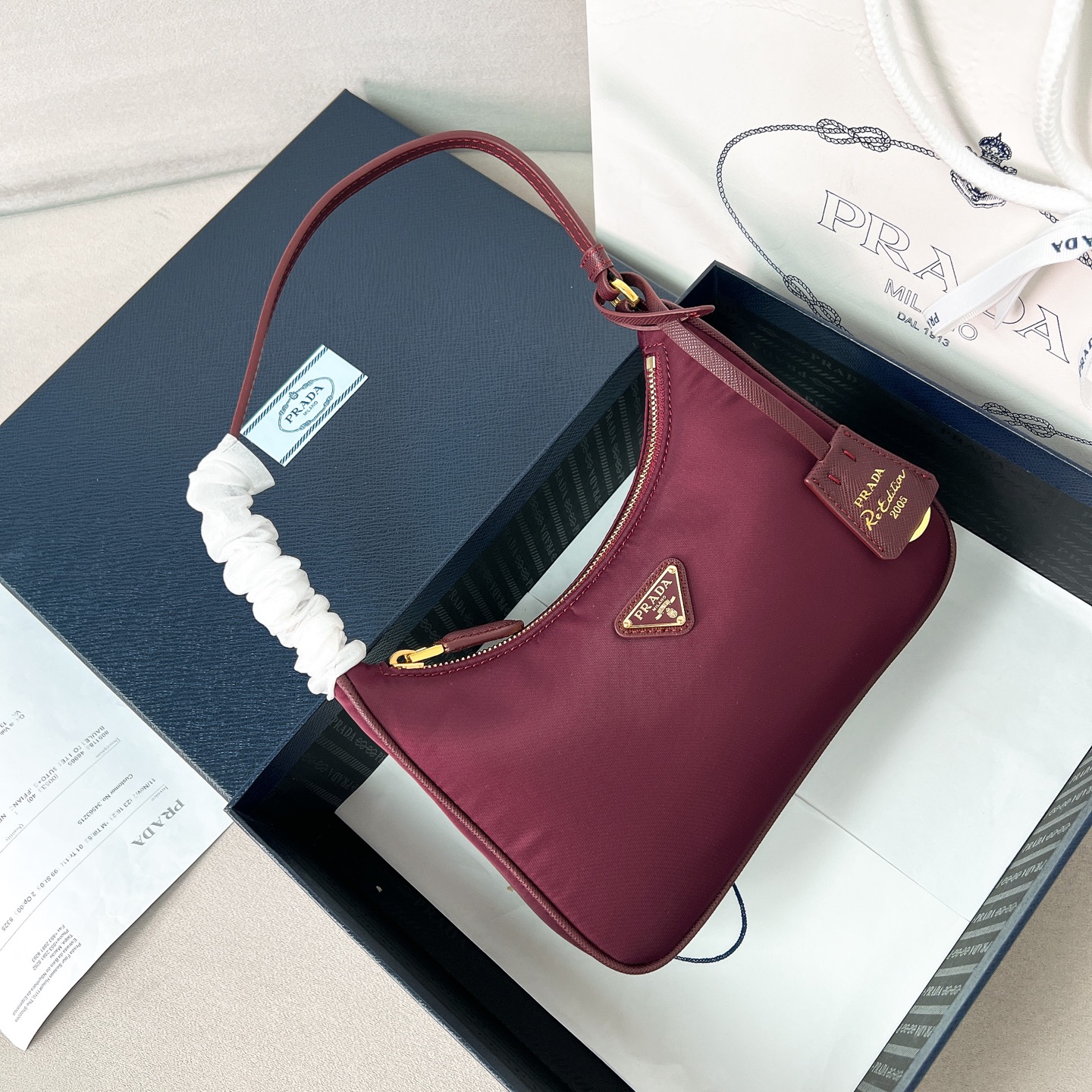 프라다 Prada 1N204M 리에디션 2005 리나일론 미니백 22CM