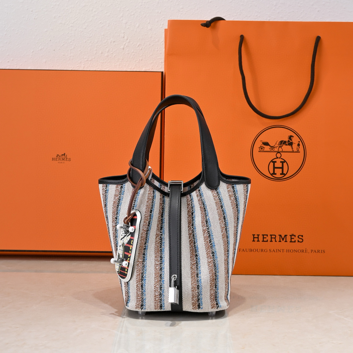 에르메스 Hermes Picotin lock 18cm 89 Noir