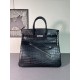 에르메스 Hermes Birkin Hac 40cm Rock Crocodile 89 Noir/silver
