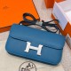 에르메스 Hermes Constance Elan Epsom 7W Blue izmir/silver