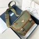 프라다 Prada 2VD066 미디엄 리나일론 및 스웨이드 숄더백 22.5cm