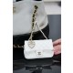 샤넬 Chanel Classic Mini Bag with Hook White 12.5cm